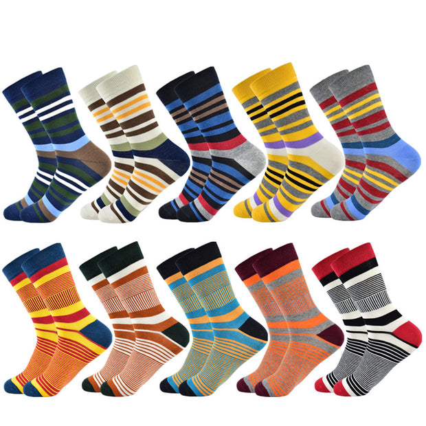 2020 Mens Socks Spring and Summer Fashion couple socks Color Striped and Last Design Style Cotton Summer Women&#39;s Socks Mens