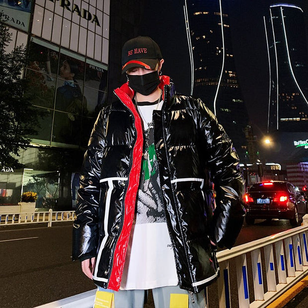 Down Coats Mens Winter Fashion Mens 90%Down Jackets And Coats Man Thick Parkas Warm Casual Outwear Bright Men&#39;s Winter Jacket