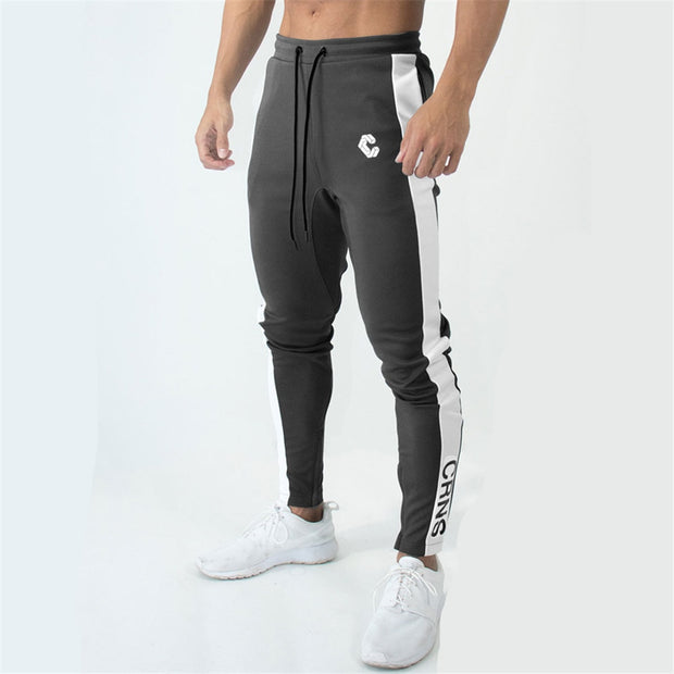 Casual Skinny Pants Men Joggers Sweatpants Gym Fitness Workout Track pants Autumn Male Running Sports Cotton Trousers Sportswear