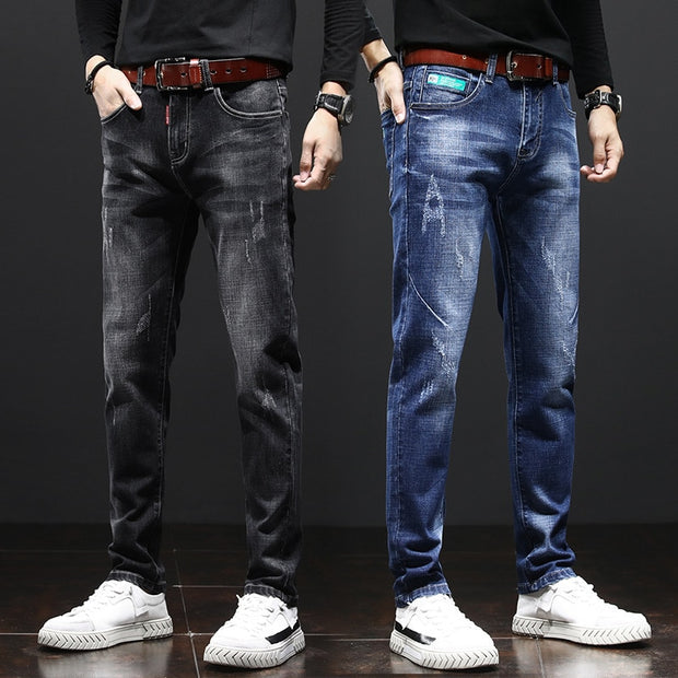 Design Denim Skinny Jeans Distressed Men New 2020 Spring Autumn Clothing Good Quality Men Designer Jeans for Men