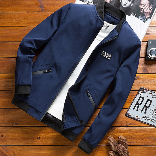 MANTLCONX  Plus Size M-8XL Casual Jacket Men Spring Autumn Outerwear Mens Jackets and Coats Male Jacket for Men&#39;s Clothing Brand