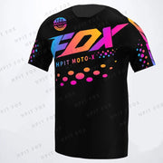 2022 Men&#39;s Downhill Jerseys HPIT FOX Mountain Bike MTB Shirts Offroad DH Motorcycle Jersey Motocross Sportwear Clothing FXR Bike