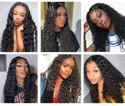 BAHW Hair Brazilian Kinky Curly Bundles With Closure 3 Bundles Human Hair With Closure Remy Hair Weave Bundles With Closure 30''