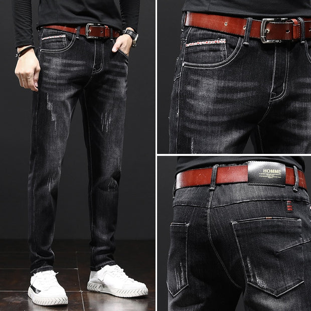 Design Denim Skinny Jeans Distressed Men New 2020 Spring Autumn Clothing Good Quality Men Designer Jeans for Men