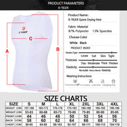 X-Tiger Men&#39;s Cycling Base Layers 2022 MTB Bike Cool Mesh Superlight Vest Breathable Short Sleeves Cycling Shirt Undershirt