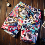 2022 Summer New Men short 16 Style Men Fashion Beachwear Camouflage Print Quick Dry Shorts Drawstring Sportwear Mens Shorts