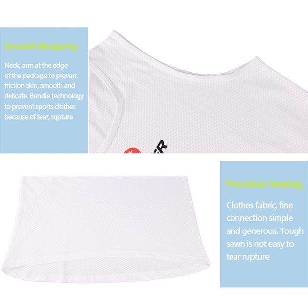 X-Tiger Men&#39;s Cycling Base Layers 2022 MTB Bike Cool Mesh Superlight Vest Breathable Short Sleeves Cycling Shirt Undershirt