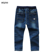 En vente Boy's Jeans Casual Solid Cotton 100% Denim Children's Jeans clothing For 3-14 Years Spring / Autumn wear