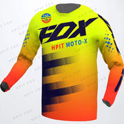 2022 Men&#39;s Downhill Jerseys HPIT FOX Mountain Bike MTB Shirts Offroad DH Motorcycle Jersey Motocross Sportwear Clothing FXR Bike