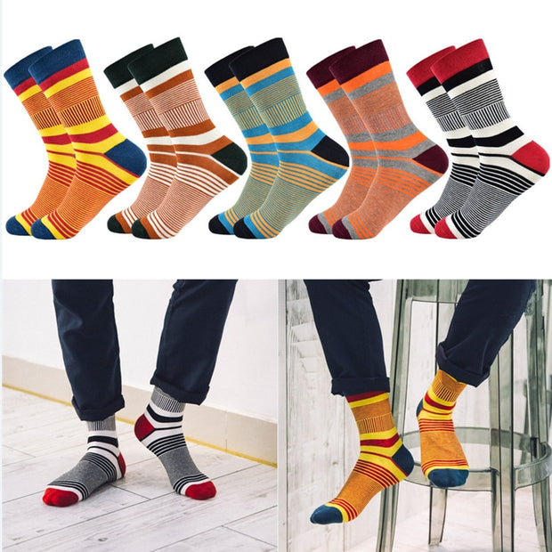 2020 Mens Socks Spring and Summer Fashion couple socks Color Striped and Last Design Style Cotton Summer Women&#39;s Socks Mens