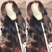 4X4 Body Wave Closure Wig 巴西 Body Wave 前蕾丝假发 HD 透明蕾丝前假发 波浪前蕾丝真人发假发