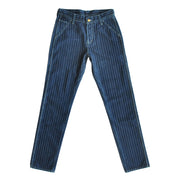 Saucezhan rayé jean hommes Vintage hommes jean Denim salopette hommes jean américain chemin de fer travail pantalon salopette jean Slim Fit