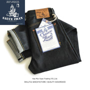 SauceZhan 310XX-HS  Men&#39;s Jeans Slim Fit Jeans Selvedge Jeans Jeans Raw Denim Indigo Jeans Men Free Shipping Mens Skinny Jeans