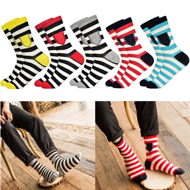 2020 Mens Socks Spring and Summer Fashion couple socks Color Striped and Last Design Style Cotton Summer Women&#39;s Socks Mens