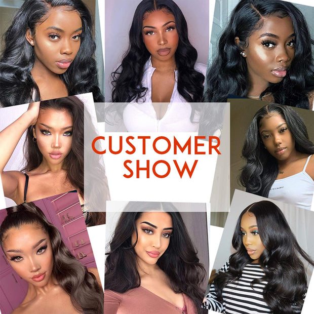 Body Wave 4x4 Lace Closure Wig Brazilian Body Wave Lace Closure Human Hair Wigs Human Hair Wigs For Women With Baby Hair QUEEN