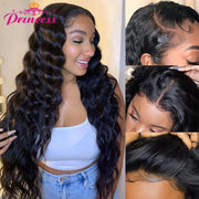 Beautiful Princess Brazilian Loose Deep Wave Wig For Women Lace Front Human Hair Wigs Pre Plucked With Baby Hair