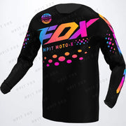 2022 Men&#39;s Downhill Jerseys HPIT FOX Mountain Bike MTB Shirts Offroad DH Motorcycle Jersey Motocross Sportwear Clothing FXR Bike