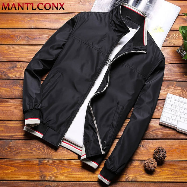 MANTLCONX  Plus Size M-8XL Casual Jacket Men Spring Autumn Outerwear Mens Jackets and Coats Male Jacket for Men&#39;s Clothing Brand