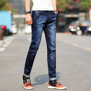 Men Stretchy Denim Skinny Green Jeans 2022 Spring Autumn Brand bLACK High Quality Fashion Jeans
