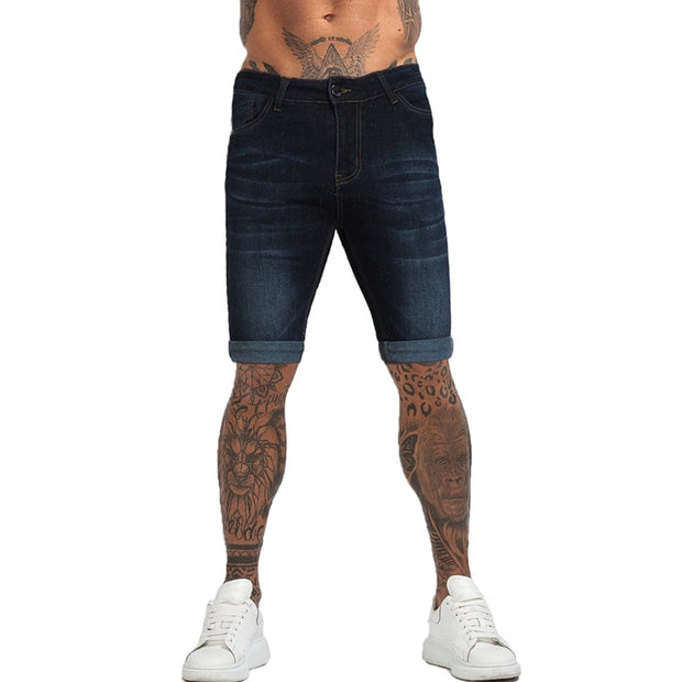 Hommes Shorts Jeans Denim Shorts Noir Taille Haute Déchiré D'été Jeans Shorts Pour Hommes Marque Plus La Taille Casual Streetwear dk03