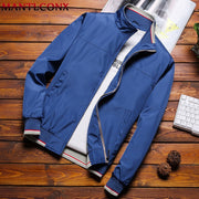 MANTLCONX  Plus Size M-8XL Casual Jacket Men Spring Autumn Outerwear Mens Jackets and Coats Male Jacket for Men&#39;s Clothing Brand
