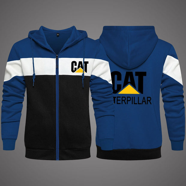2022 New Cat Caterpillar Tractor Men's Clothing Sweatshirts Male Jackets Fleece Warm Hoodies Quality SportWear Harajuku Outwear