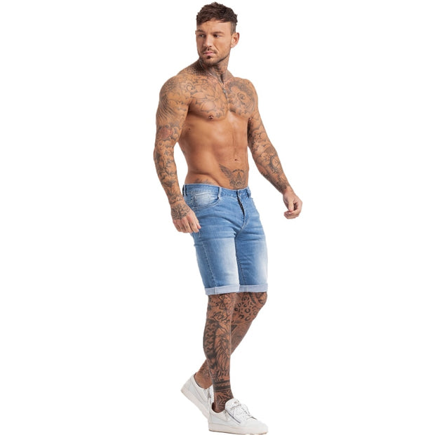 Hommes Shorts Jeans Denim Shorts Noir Taille Haute Déchiré D'été Jeans Shorts Pour Hommes Marque Plus La Taille Casual Streetwear dk03