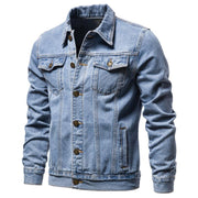 Men Light Blue Jean Jackets Casual Denim Coats New Men High Quality Wool Liner Thicker Winter Denim Jackets Warm Coats Size 6XL