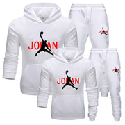 Men's Winter Couple Hoodie Sets Tracksuit Sportswear New Men Sweatshirt and Sweatpant Suit Fashion Streetwear Pullover Clothes