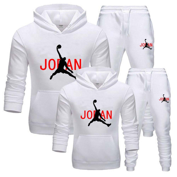 Men's Winter Couple Hoodie Sets Tracksuit Sportswear New Men Sweatshirt and Sweatpant Suit Fashion Streetwear Pullover Clothes