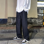 Men&#39;s jeans Neutral Wide Leg Denim Trousers Loose Straight Men Jeans asthetic Man Jeans Pants for boy Casual Baggy hip hop 2022