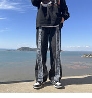 Men&#39;s jeans Neutral Wide Leg Denim Trousers Loose Straight Men Jeans asthetic Man Jeans Pants for boy Casual Baggy hip hop 2022