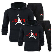 Men's Winter Couple Hoodie Sets Tracksuit Sportswear New Men Sweatshirt and Sweatpant Suit Fashion Streetwear Pullover Clothes