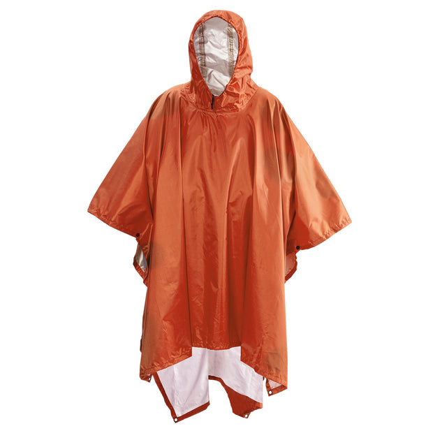 Portable Multifunctional 3 In 1 Rain Coat Hiking Camping Raincoat Poncho Mat Awning Durable Outdoor Activity Rain Gear Supplie