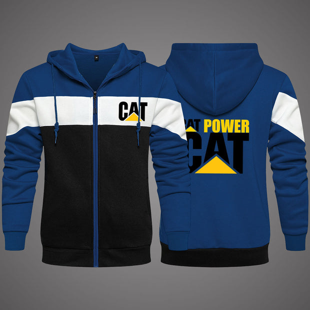 2022 New Cat Caterpillar Tractor Men's Clothing Sweatshirts Male Jackets Fleece Warm Hoodies Quality SportWear Harajuku Outwear