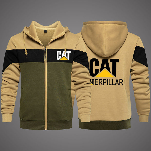 2022 New Cat Caterpillar Tractor Men's Clothing Sweatshirts Male Jackets Fleece Warm Hoodies Quality SportWear Harajuku Outwear