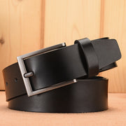 Male Genuine Leather Belts For Men&#39;s High Quality Luxury Pin Buckle Jeans Cowskin Casual Belt Business Cowboy Waistband