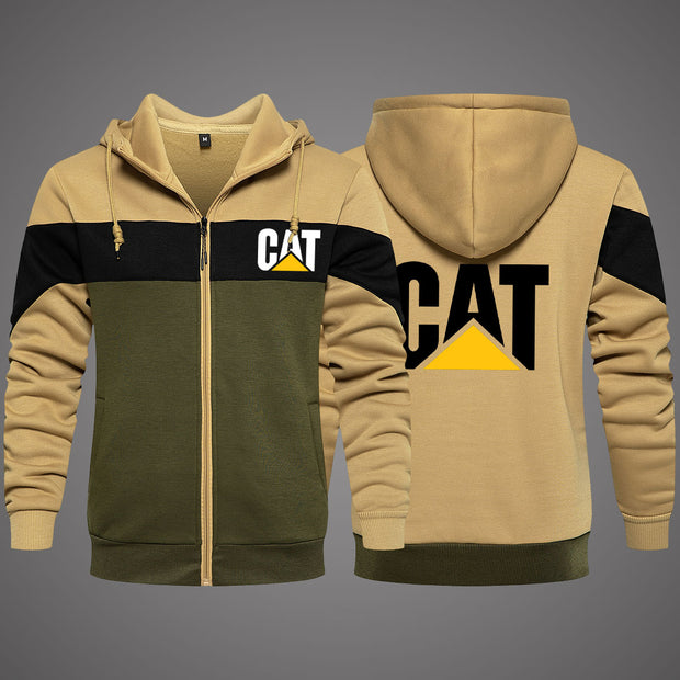 2022 New Cat Caterpillar Tractor Men's Clothing Sweatshirts Male Jackets Fleece Warm Hoodies Quality SportWear Harajuku Outwear