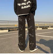 Men&#39;s jeans Neutral Wide Leg Denim Trousers Loose Straight Men Jeans asthetic Man Jeans Pants for boy Casual Baggy hip hop 2022