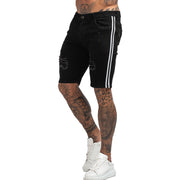 Hommes Shorts Jeans Denim Shorts Noir Taille Haute Déchiré D'été Jeans Shorts Pour Hommes Marque Plus La Taille Casual Streetwear dk03