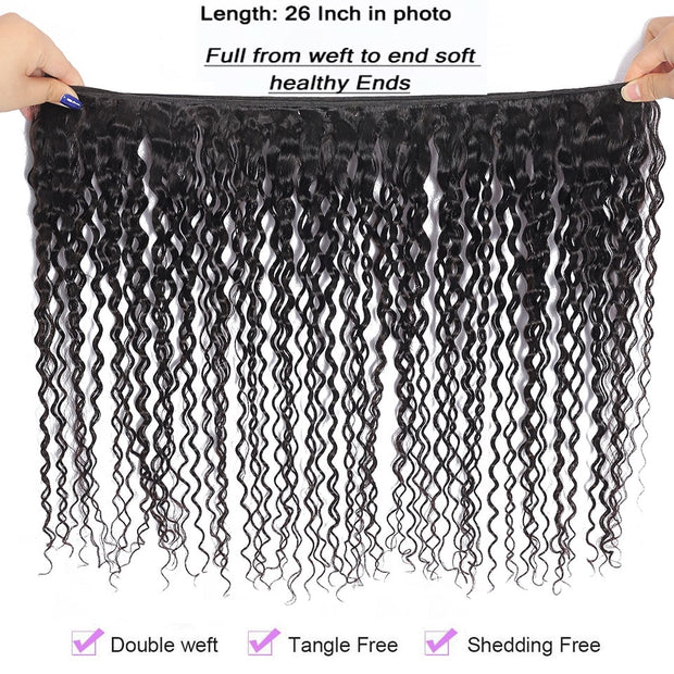 100% 水波浪人发束巴西雷米接发 30 英寸人发束出厂价卷发束