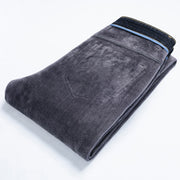 Classic Style Winter Men&#39;s Warm Business Jeans Fashion Casual Denim Stretch Cotton Thick Fleece Denim Pants Male Brand Trousers