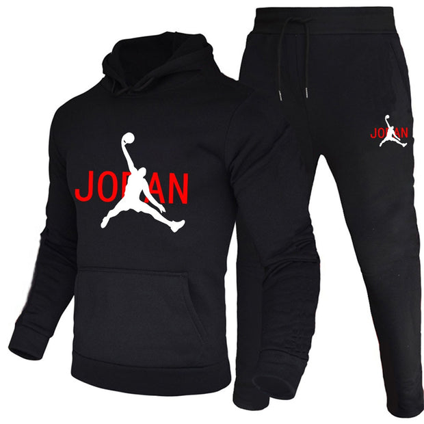 Men's Winter Couple Hoodie Sets Tracksuit Sportswear New Men Sweatshirt and Sweatpant Suit Fashion Streetwear Pullover Clothes