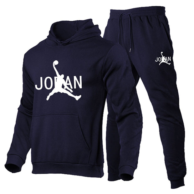 Men's Winter Couple Hoodie Sets Tracksuit Sportswear New Men Sweatshirt and Sweatpant Suit Fashion Streetwear Pullover Clothes
