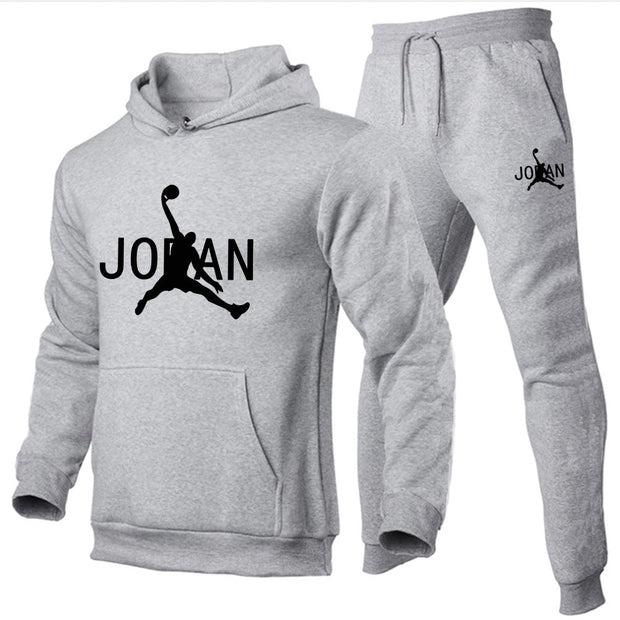 Men's Winter Couple Hoodie Sets Tracksuit Sportswear New Men Sweatshirt and Sweatpant Suit Fashion Streetwear Pullover Clothes