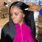 613 Lace Frontal Wig 30 Inch Pre Plucked Glueless Bone Straight Colored Honey Blonde Lace Front Wig Human Hair Wigs For Women