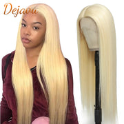 613 Honey Blonde Lace Frontal Wig Straight Human Hair Wigs 13X4 HD Lace Frontal Wigs PrePlucked Transparent Lace Wig For Women
