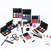 ALL IN ONE Makeup Kit Eyeshadow Eyeliner Foundation Cream Makeup Bag Concealer Lipstick Brush Make Up Kit With Makeup Bag