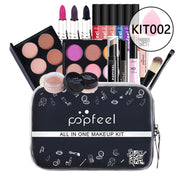 ALL IN ONE Makeup Kit Eyeshadow Eyeliner Foundation Cream Makeup Bag Concealer Lipstick Brush Make Up Kit With Makeup Bag
