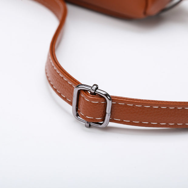 Crocodile Pattern Flap Handbag